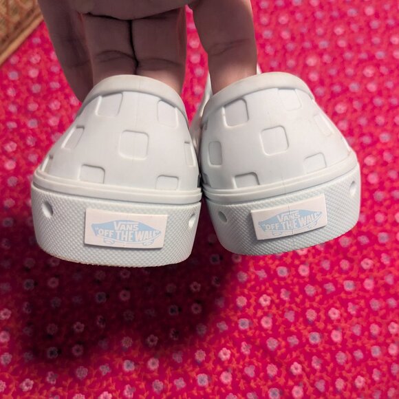 Vans Slip-On TRK Rubber Shoes Checkered Unisex EU 39 Waterproof Light Green - Picture 7 of 9